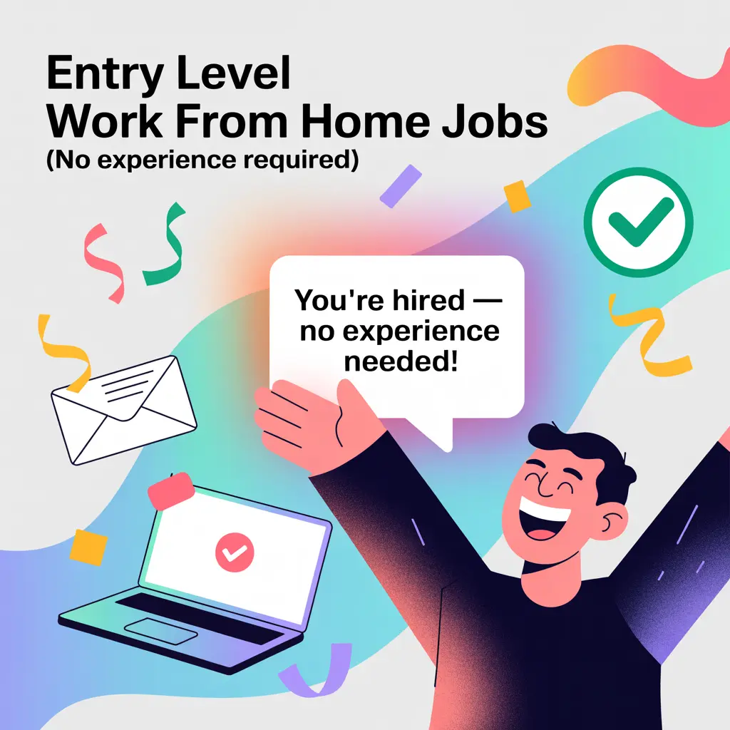 Entry Level Work From Home Jobs (No Experience Required)