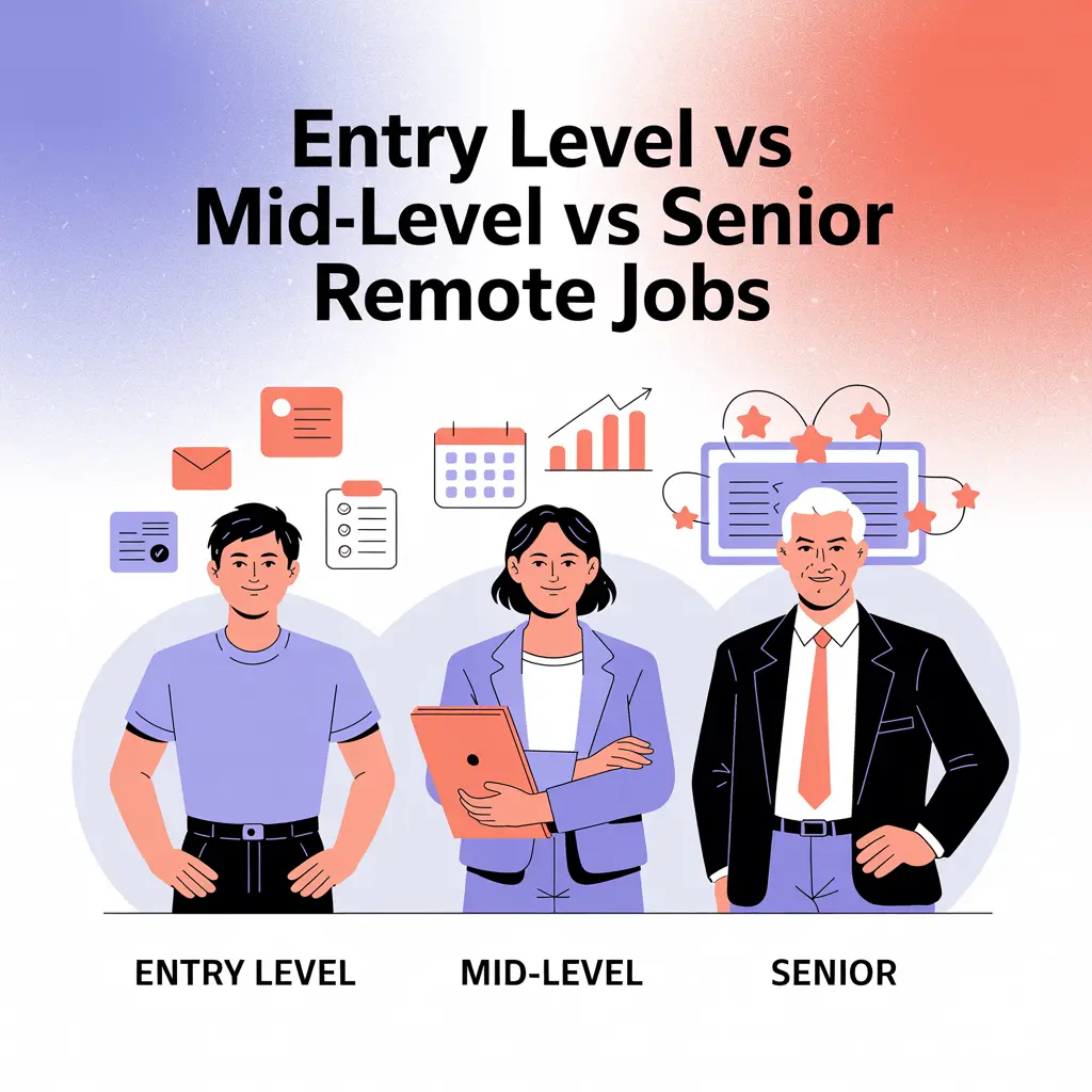 Entry Level vs Mid-Level vs Senior Remote Jobs