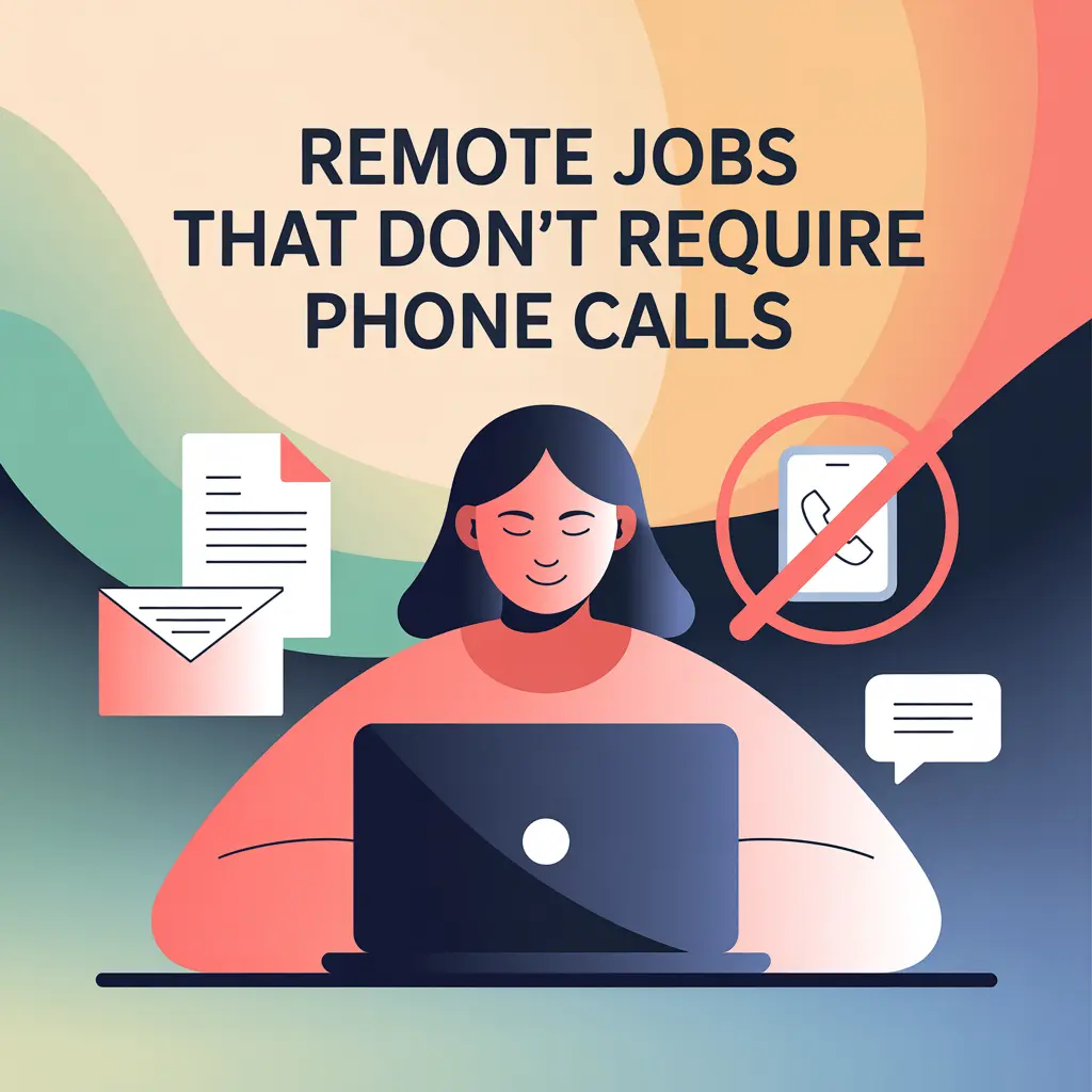 Remote Jobs That Don’t Require Phone Calls